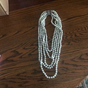 Camrose & Kross Audrey Hepburn 5 strand faux pearl bead neckless